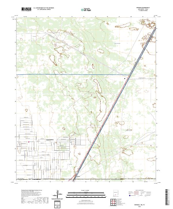 Newman topographic map thumbnail