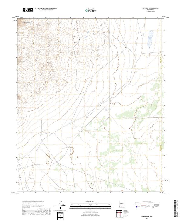 Newman NW topographic map thumbnail