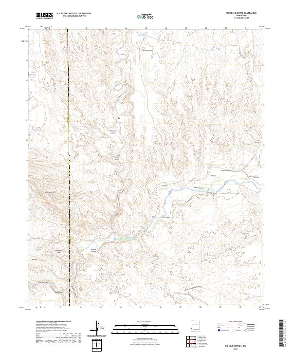 Nichols Canyon topographic map thumbnail