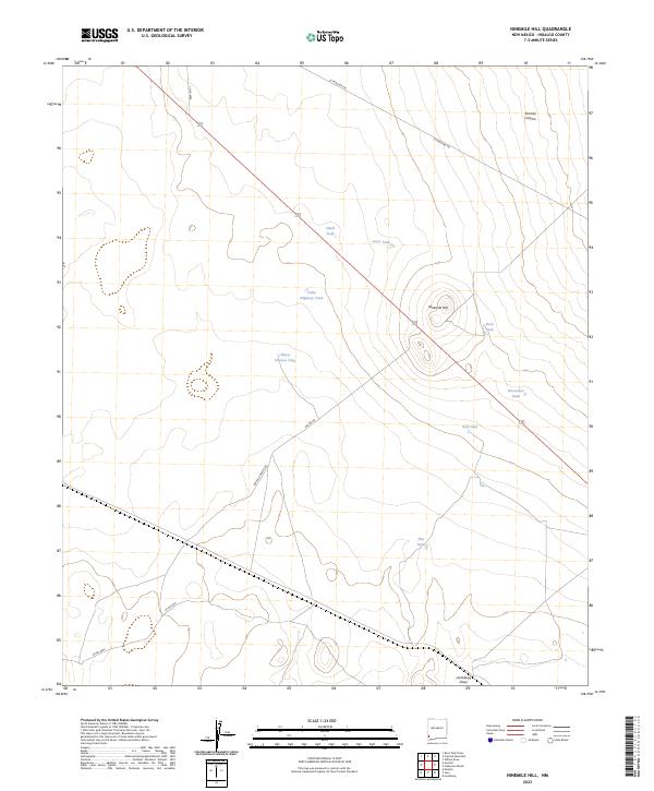 Ninemile Hill topographic map thumbnail