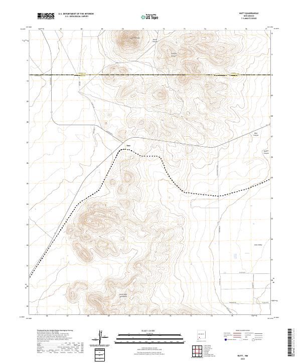 Nutt 2023 topographic map thumbnail
