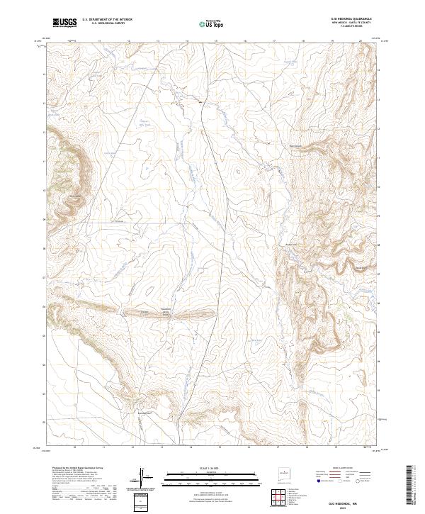 Ojo Hedionda topographic map thumbnail