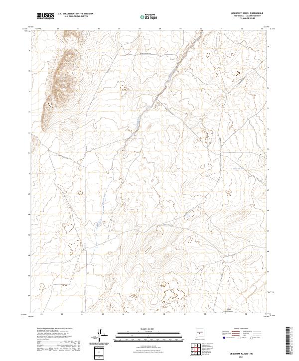 Orndorff Ranch topographic map thumbnail