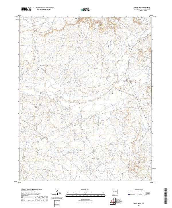 Otero Store 2023 topographic map thumbnail