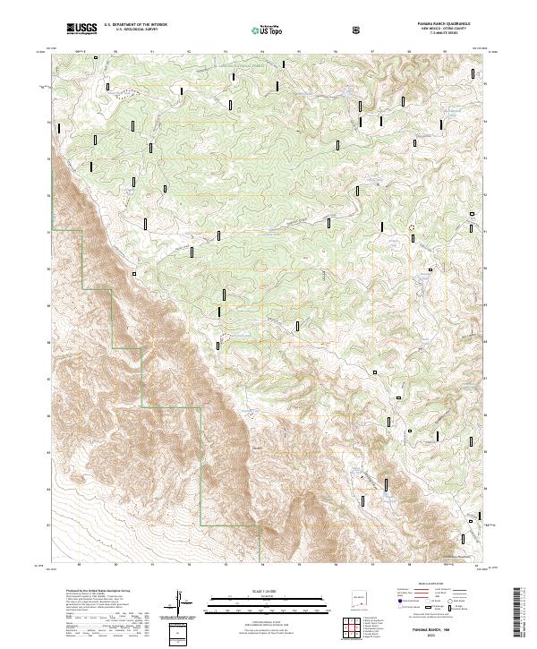 Panama Ranch topographic map thumbnail