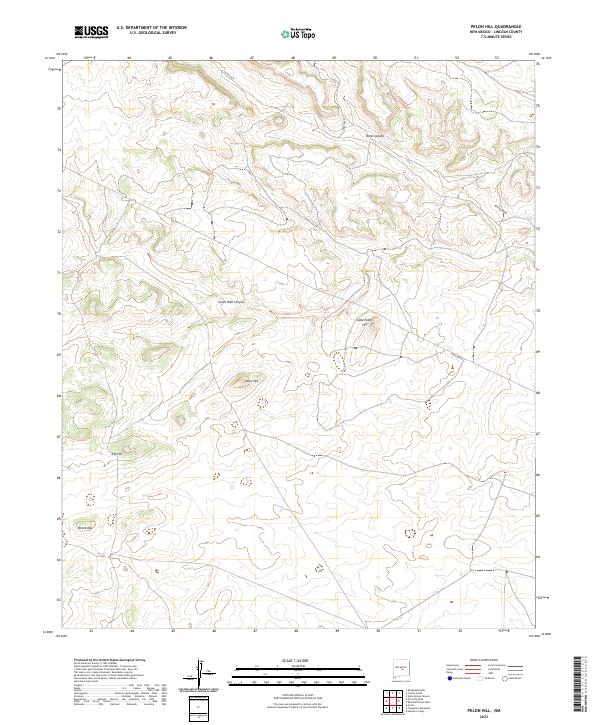 Pelon Hill topographic map thumbnail