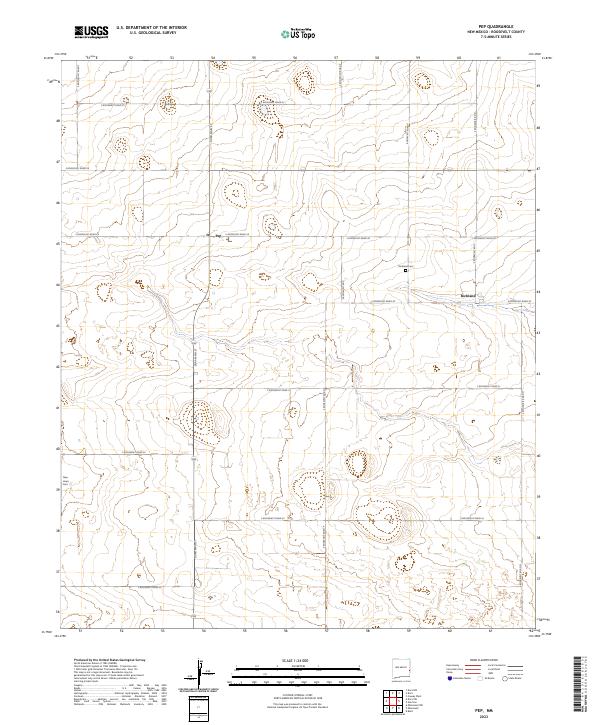 Pep topographic map thumbnail