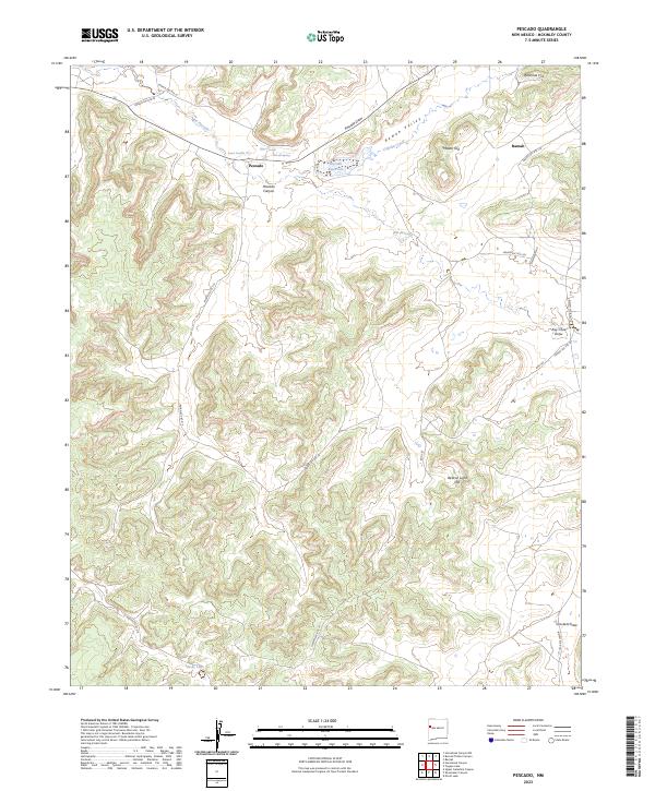 Pescado topographic map thumbnail