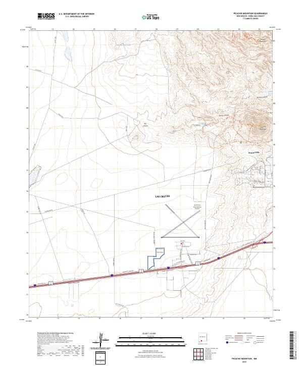 Picacho Mountain topographic map thumbnail