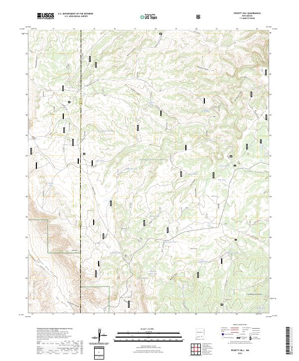 Pickett Hill topographic map thumbnail