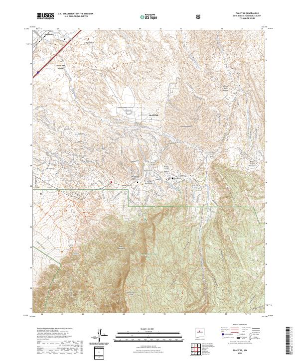 Placitas topographic map thumbnail