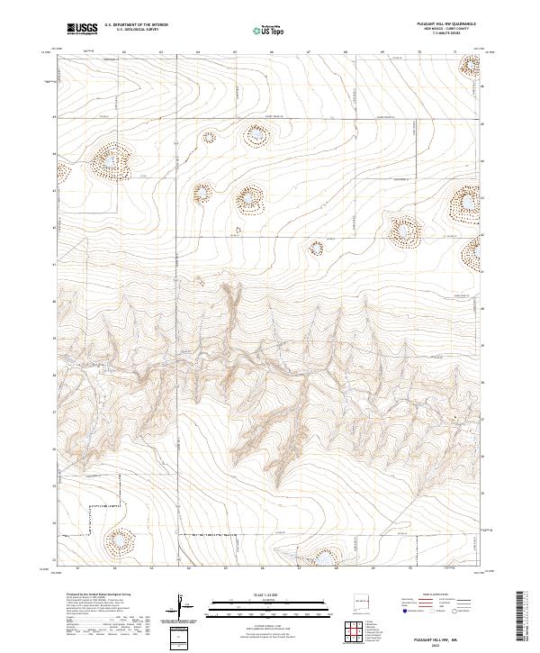 Pleasant Hill NW topographic map thumbnail