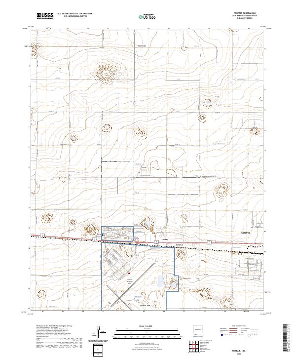 Portair 2023 topographic map thumbnail