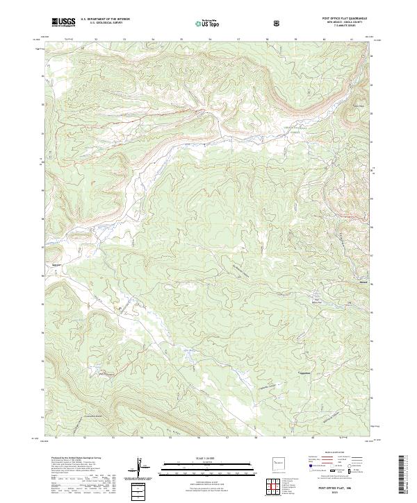 Post Office Flat 2023 topographic map thumbnail