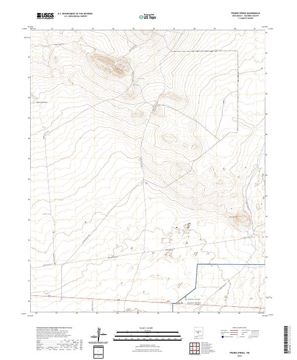Prairie Spring 2023 topographic map thumbnail
