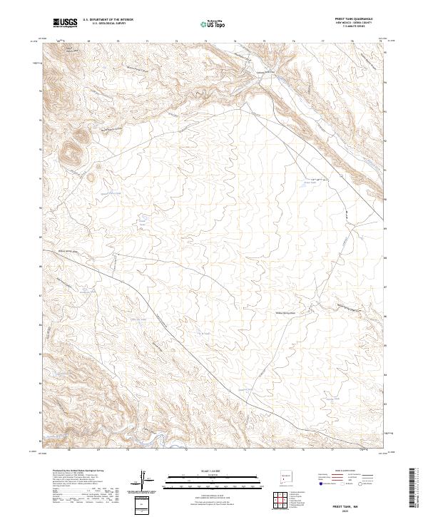 Priest Tank topographic map thumbnail