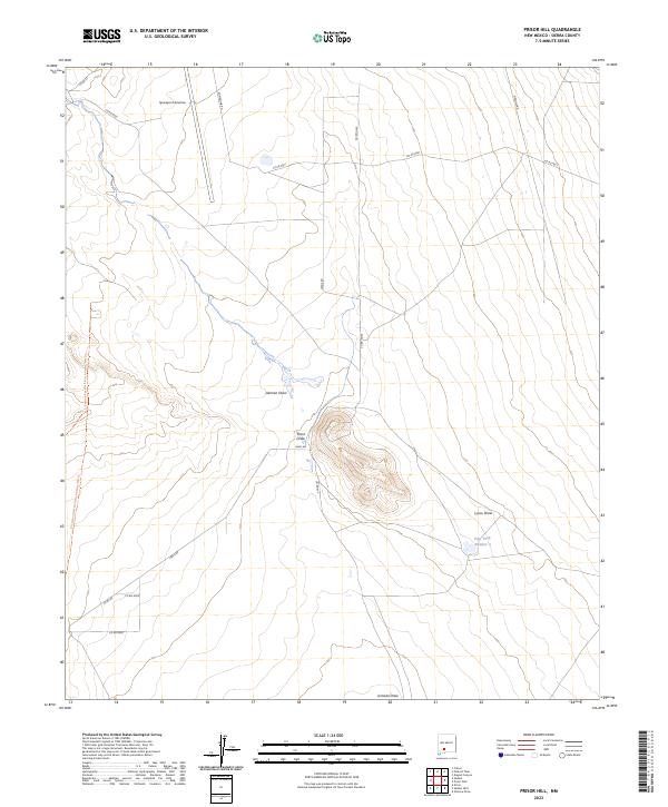 Prisor Hill 2023 topographic map thumbnail