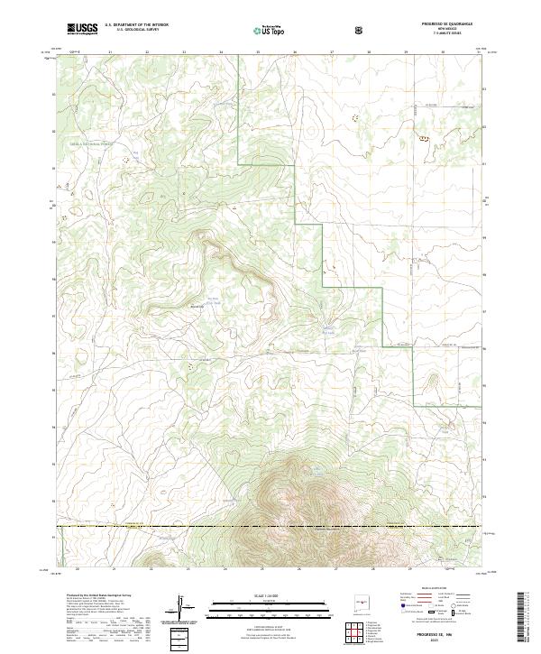 Progresso SE topographic map thumbnail