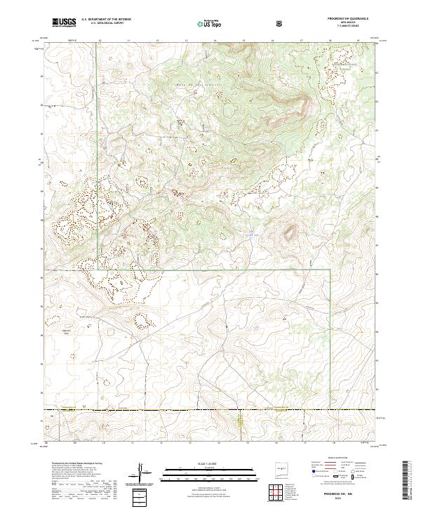 Progresso SW 2023 topographic map thumbnail