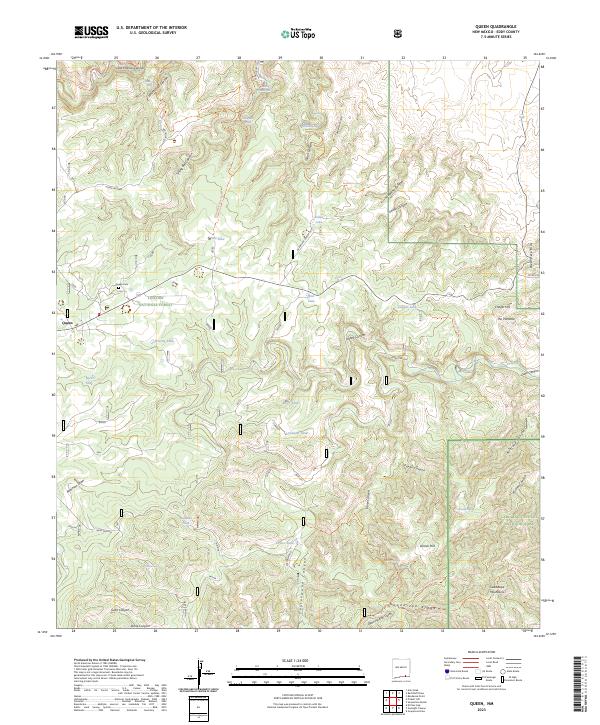 Queen 2023 topographic map thumbnail