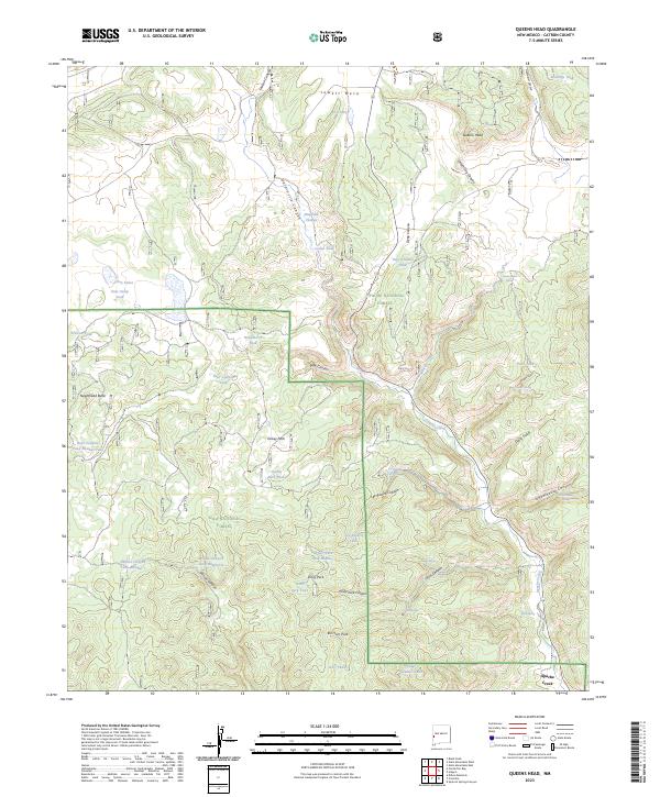 Queens Head 2023 topographic map thumbnail