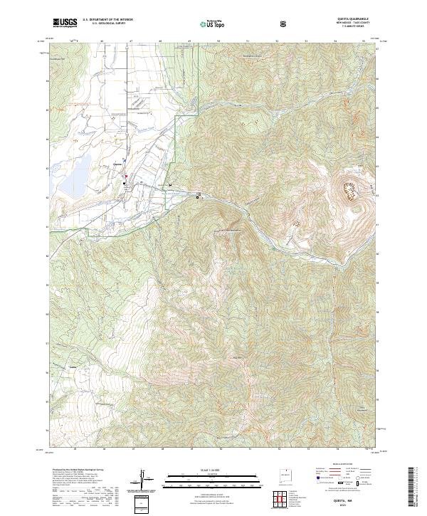 Questa 2023 topographic map thumbnail