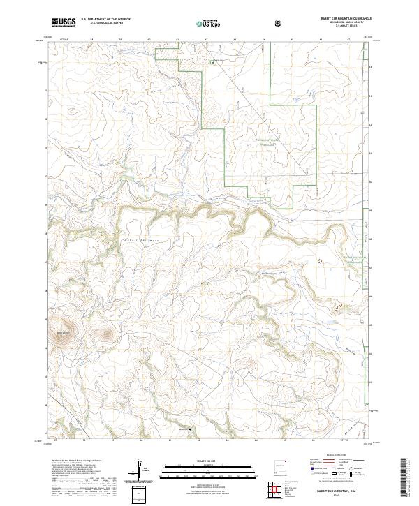 Rabbit Ear Mountain 2023 topographic map thumbnail