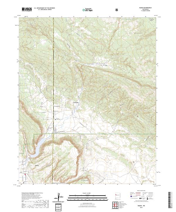 Ramah 2023 topographic map thumbnail