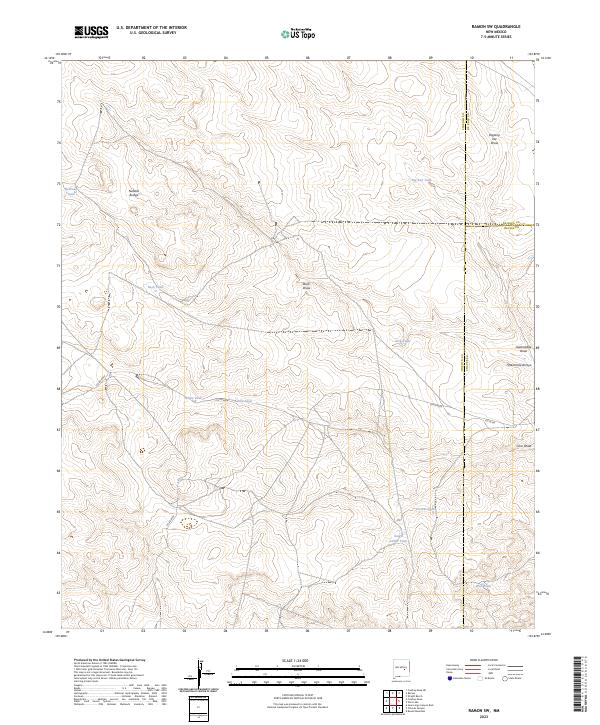 Ramon SW 2023 topographic map thumbnail