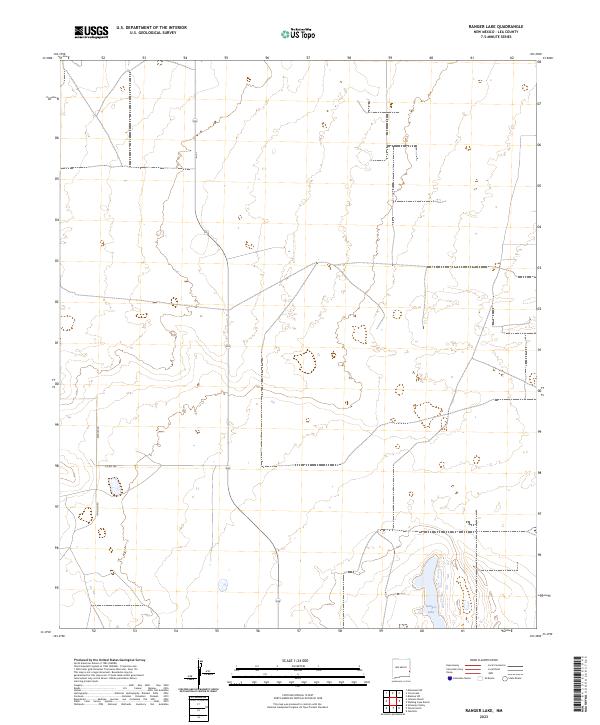 Ranger Lake topographic map thumbnail