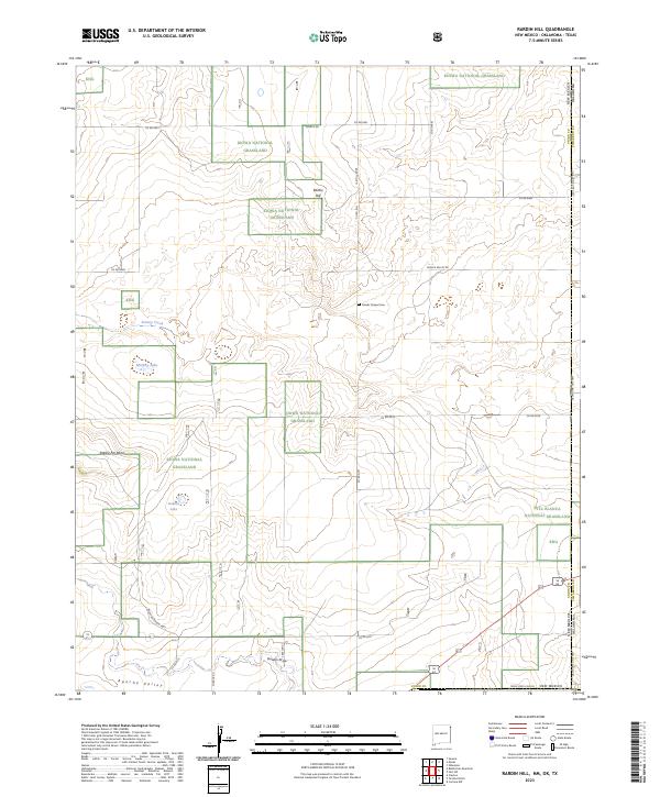 Rardin Hill topographic map thumbnail
