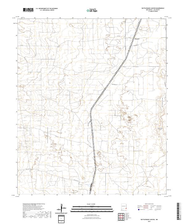 Rattlesnake Canyon topographic map thumbnail