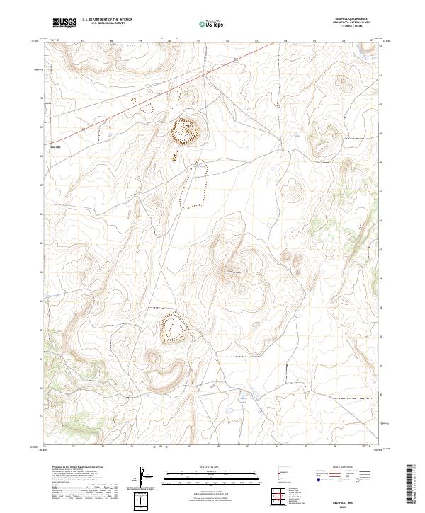 Red Hill 2023 topographic map thumbnail