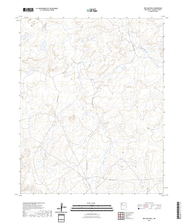Red Lake Well 2023 topographic map thumbnail