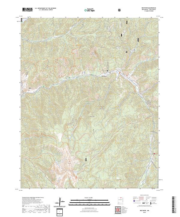 Red River 2023 topographic map thumbnail