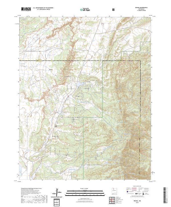 Regina 2023 topographic map thumbnail