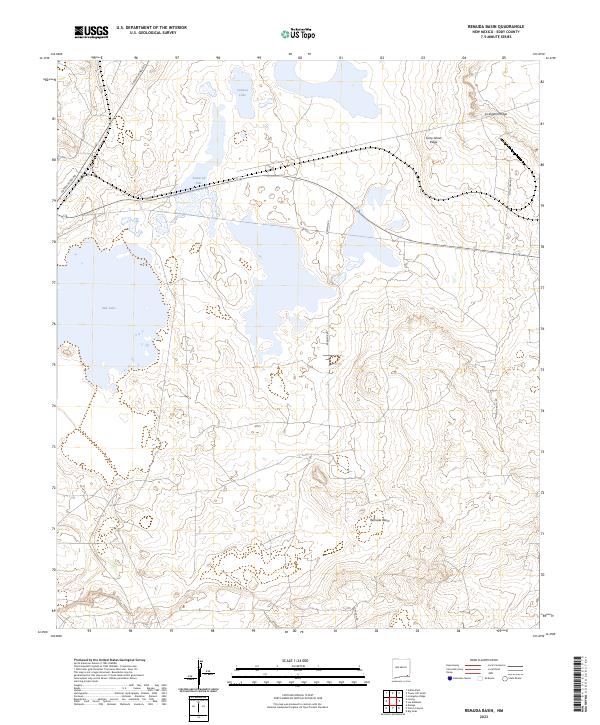Remuda Basin 2023 topographic map thumbnail
