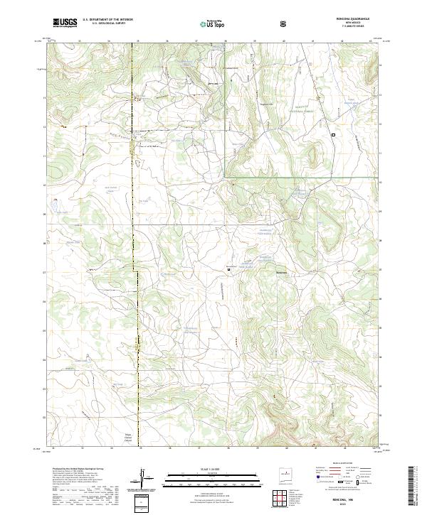 Rencona 2023 topographic map thumbnail