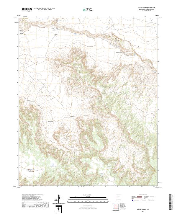Rincon Hondo 2023 topographic map thumbnail