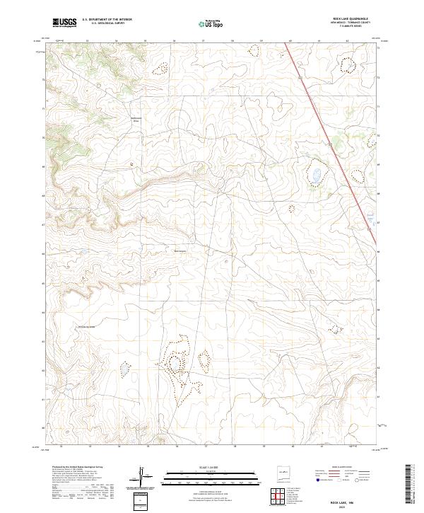 Rock Lake topographic map thumbnail