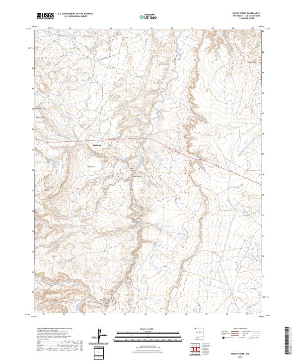 Rocky Point 2023 topographic map thumbnail