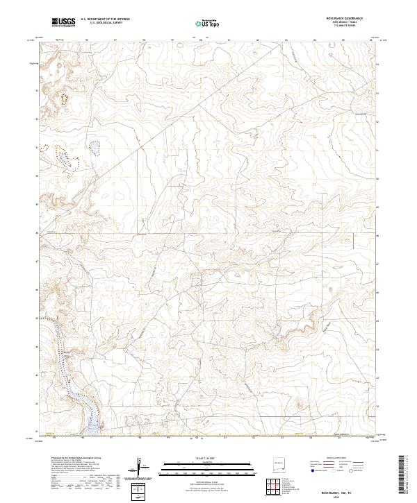 Ross Ranch 2023 topographic map thumbnail