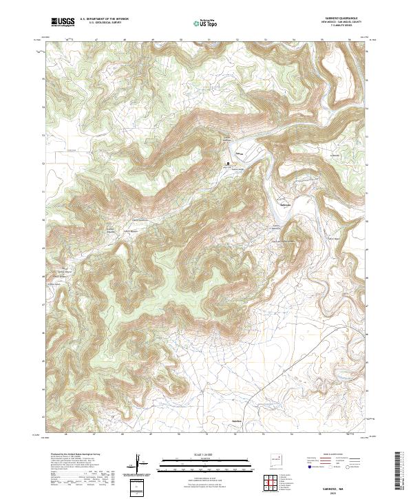 Sabinoso 2023 topographic map thumbnail