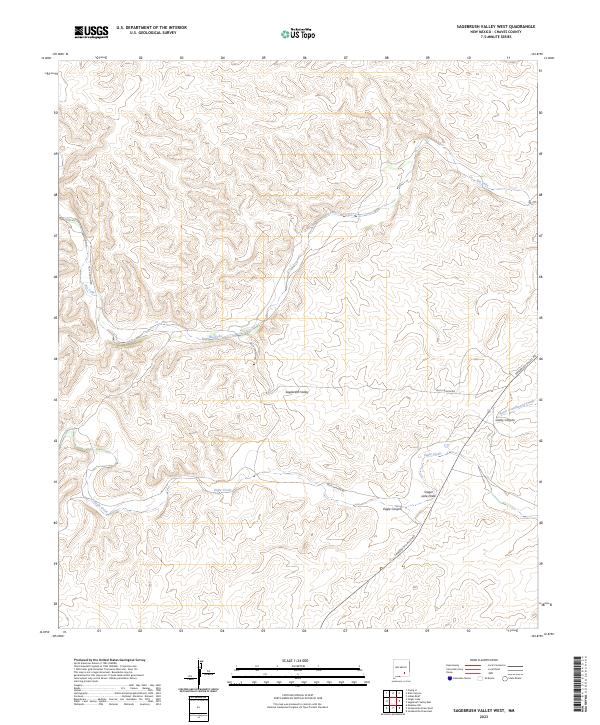 Sagebrush Valley West topographic map thumbnail