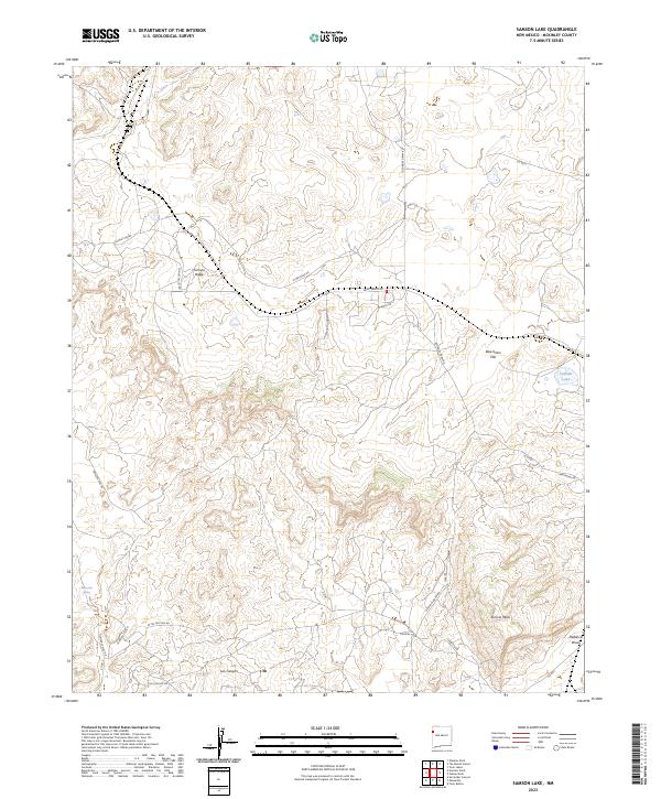 Samson Lake 2023 topographic map thumbnail