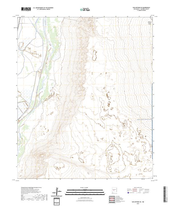 San Antonio SE topographic map thumbnail