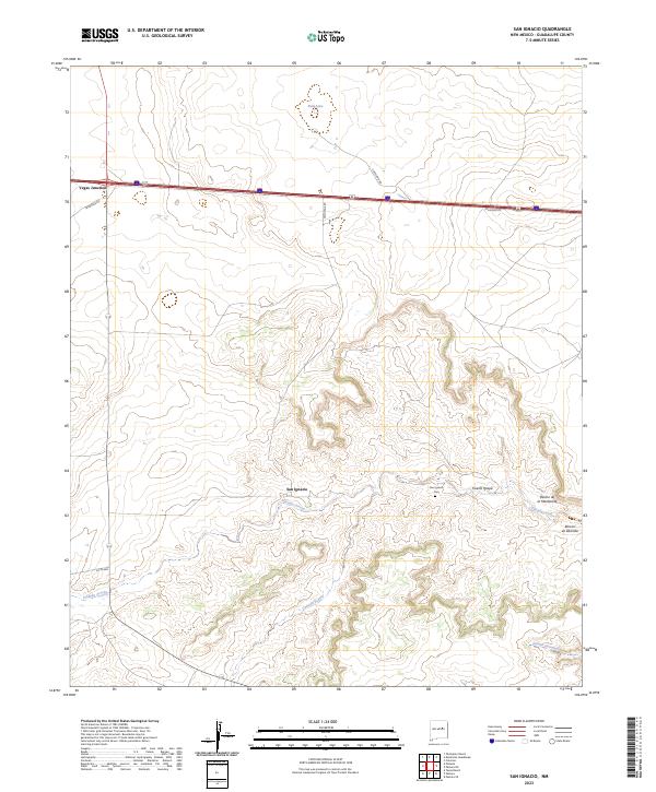 San Ignacio 2023 topographic map thumbnail