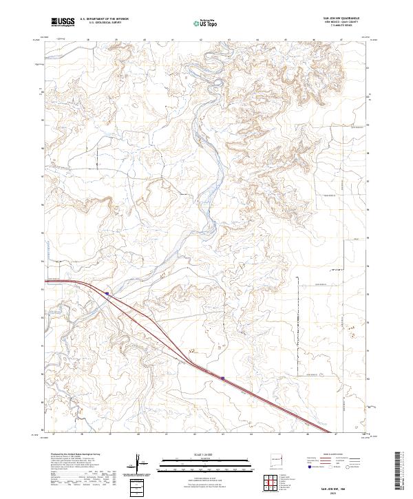San Jon NW topographic map thumbnail