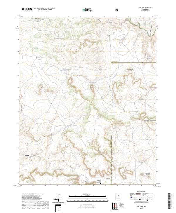 San Juan 2023 topographic map thumbnail