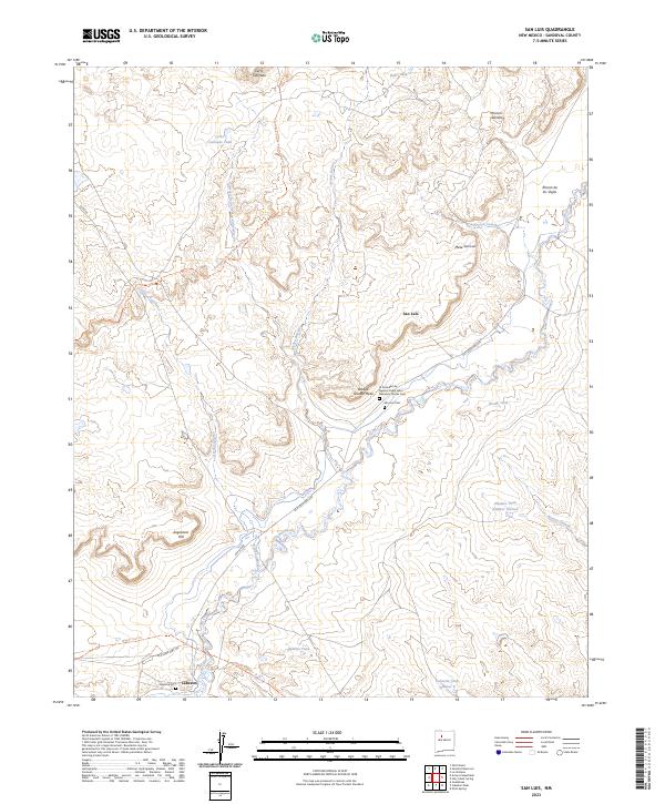 San Luis 2023 topographic map thumbnail